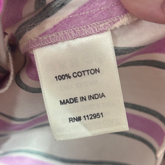 Bel Kazan Anthropologie women’s xs/s puff sleeve striped mini kaftan dress - Picture 8 of 8